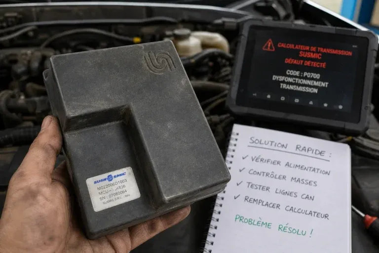Calculateur de transmission SUSMIC en panne à Bordeaux et en Nouvelle-Aquitaine : solution rapide !